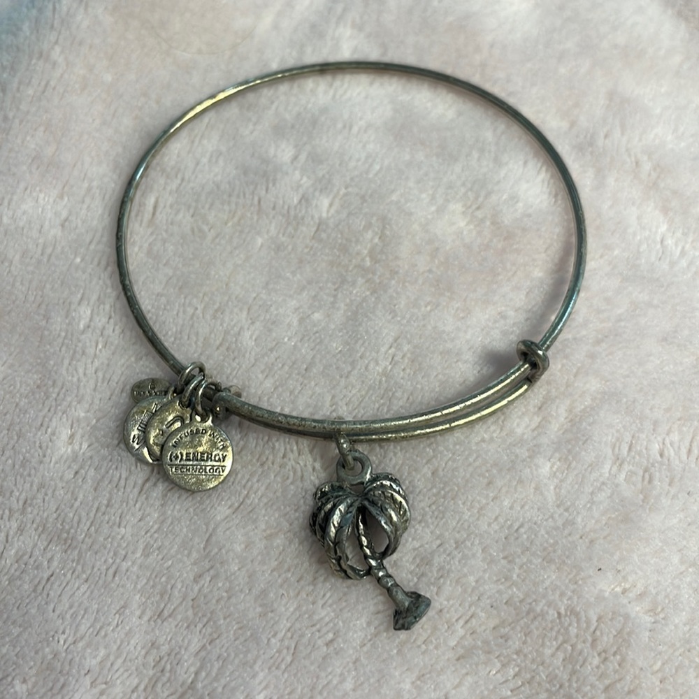 Alex and Ani palm tree bangle bracelet